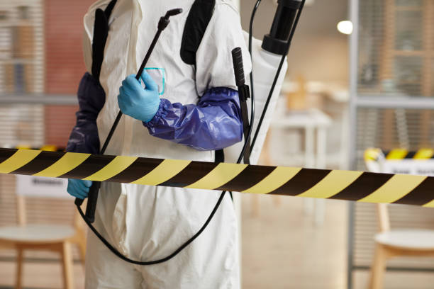 Professional Biohazard Cleanup technician working in Greenwood, CA